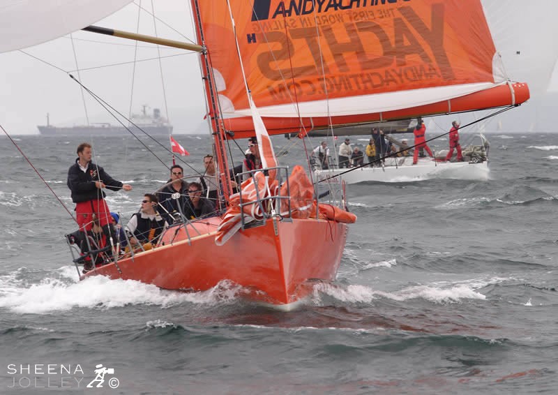 Cork Week.jpg - Spinnaker Run during Cork Week